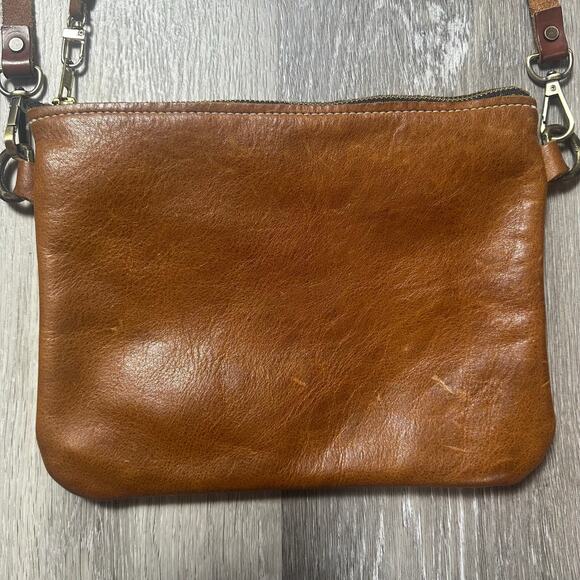 Brown Leather Crossbody Bag - Picture 6 of 8